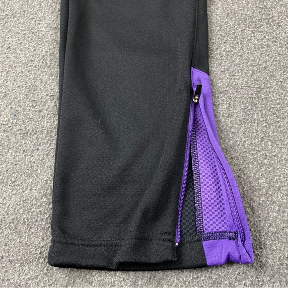 Nike Dri-Fit Black Purple Joggers Youth Size XL - Picture 11 of 12